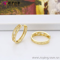 29691 Xuping dubai Mode Chine Wholesale bijoux huggies plaqué or Bijoux 14K plaqué or Huggie boucles d&#39;oreilles